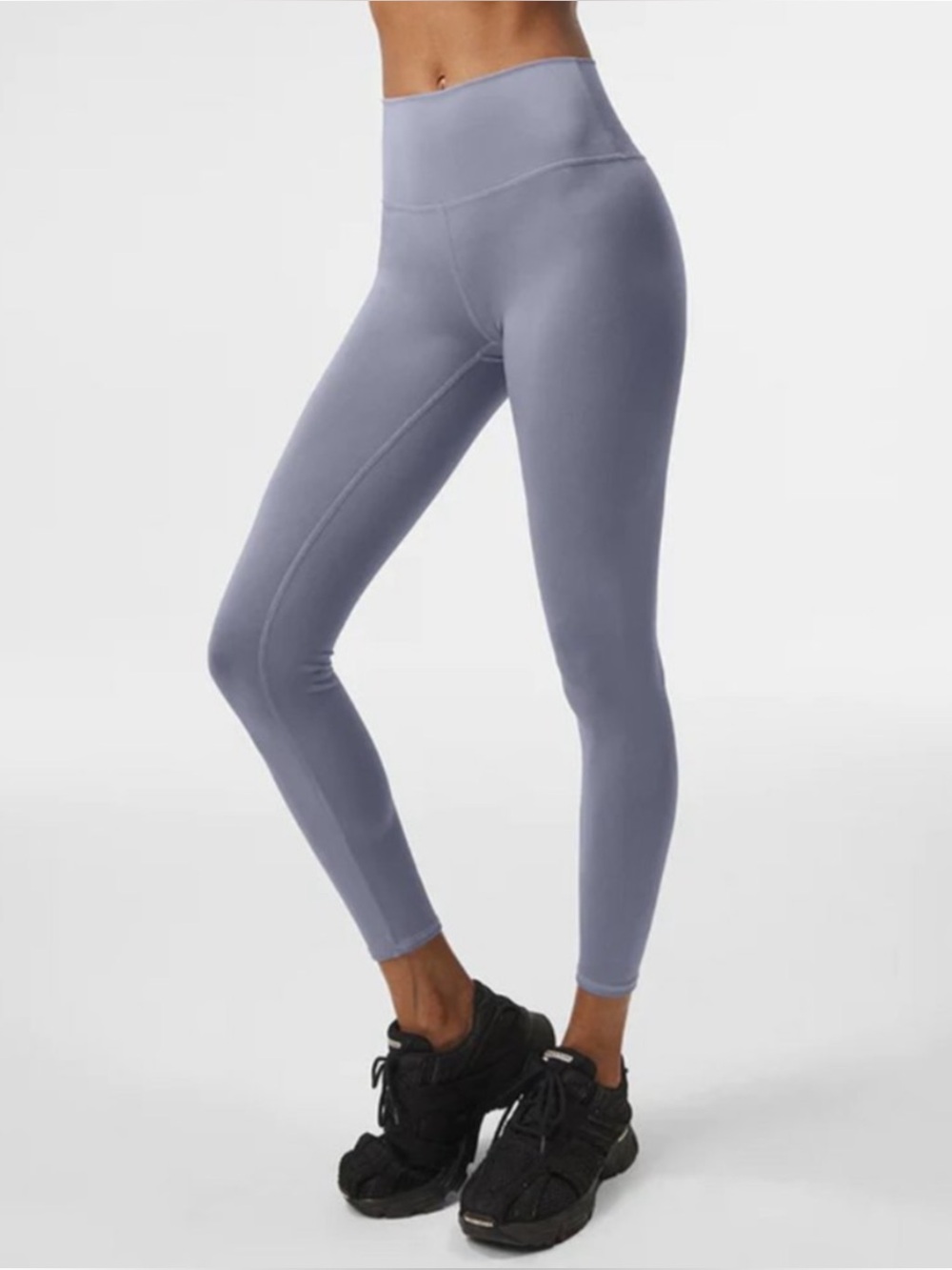 ALO YOGA | High-Waist Airlift Legging in Fog (Grey-Lavender), Size Large